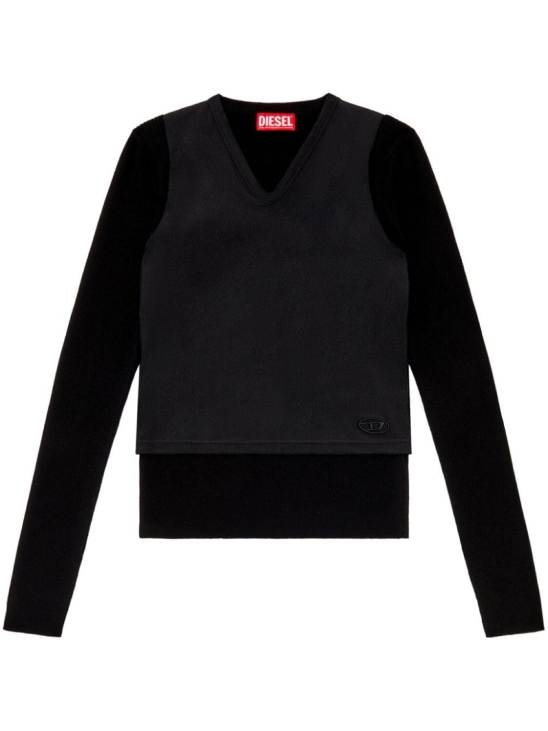 Diesel многослойная рубашка, черный
Diesel многослойная рубашка, черный