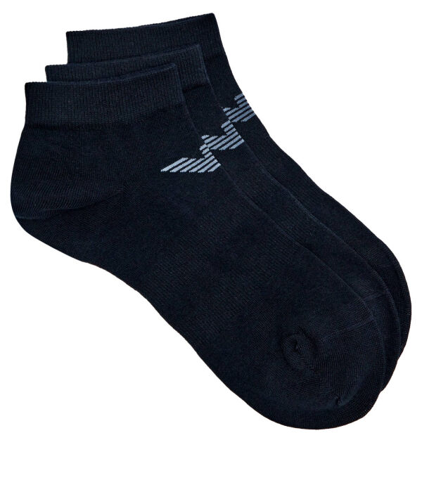 Носки/Следки 3 шт. Emporio Armani, синий 
Носки/Следки 3 шт. Emporio Armani, синий