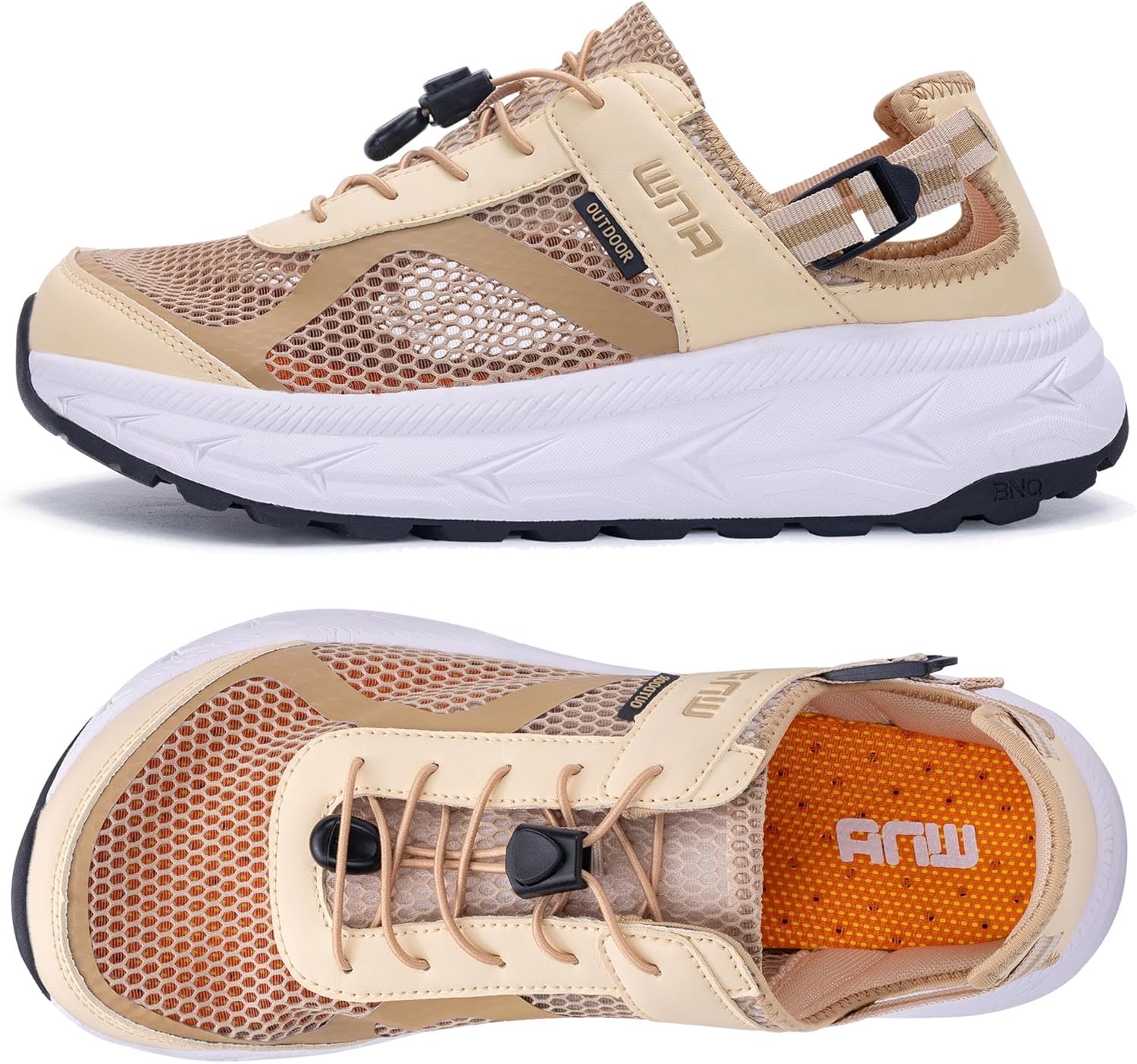 Мужские туристические кроссовки широкого размера, с закрытым носком, нескользящие, спортивные сандалии, кроссовки для тенниса, повседневные удобные обувь для ходьбы, размеры US 8-13 Ahusir, шампань
Мужские туристические кроссовки широкого размера, с закрытым носком, нескользящие, спортивные сандалии, кроссовки для тенниса, повседневные удобные обувь для ходьбы, размеры US 8-13 Ahusir, шампань