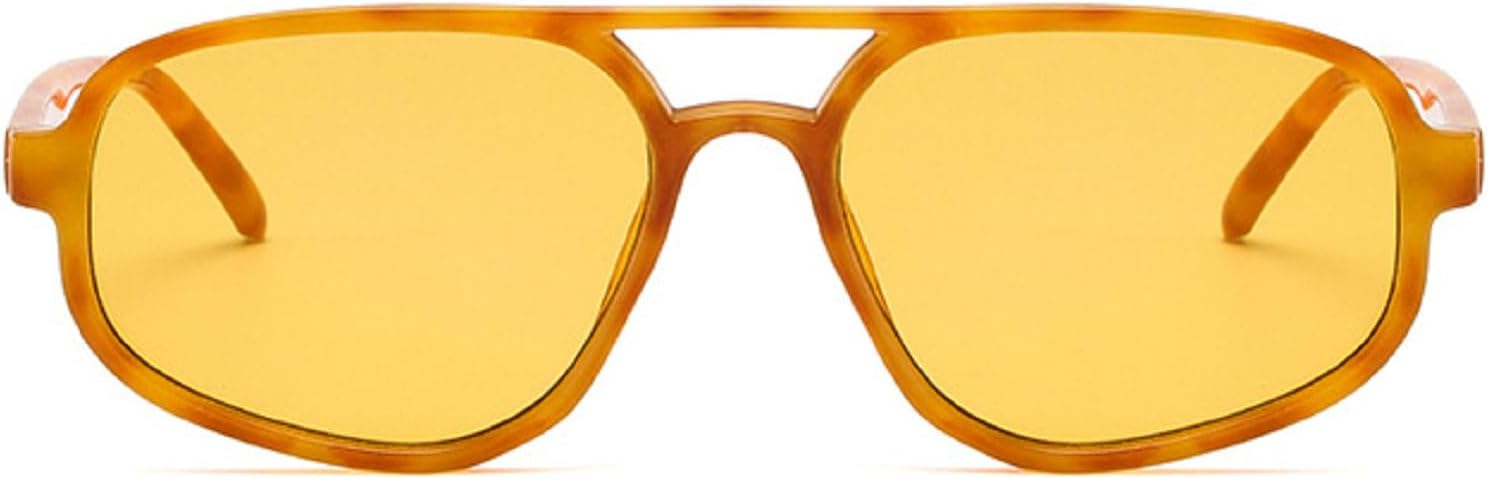 Ретро-солнцезащитные очки с двойной перемычкой для мужчин, модные простые квадратные очки-пилот для женщин, трендовые солнцезащитные очки с защитой от УФ-излучения UV400 mincl, Yellow
Ретро-солнцезащитные очки с двойной перемычкой для мужчин, модные простые квадратные очки-пилот для женщин, трендовые солнцезащитные очки с защитой от УФ-излучения UV400 mincl, Yellow