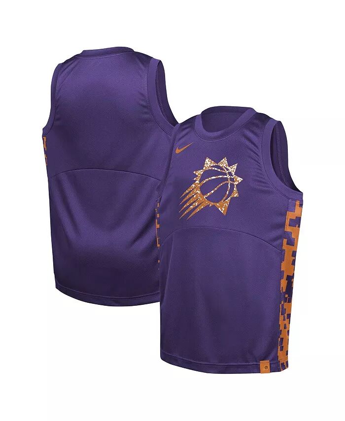 Футболка стартовой пятерки команды Big Boys and Girls Purple Phoenix Suns Courtside Nike
Футболка стартовой пятерки команды Big Boys and Girls Purple Phoenix Suns Courtside Nike