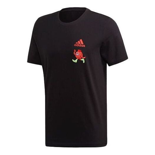 Футболка вышитые повседневные спортивные с круглым вырезом с коротким рукавом Adidas, черный
Футболка вышитые повседневные спортивные с круглым вырезом с коротким рукавом Adidas, черный