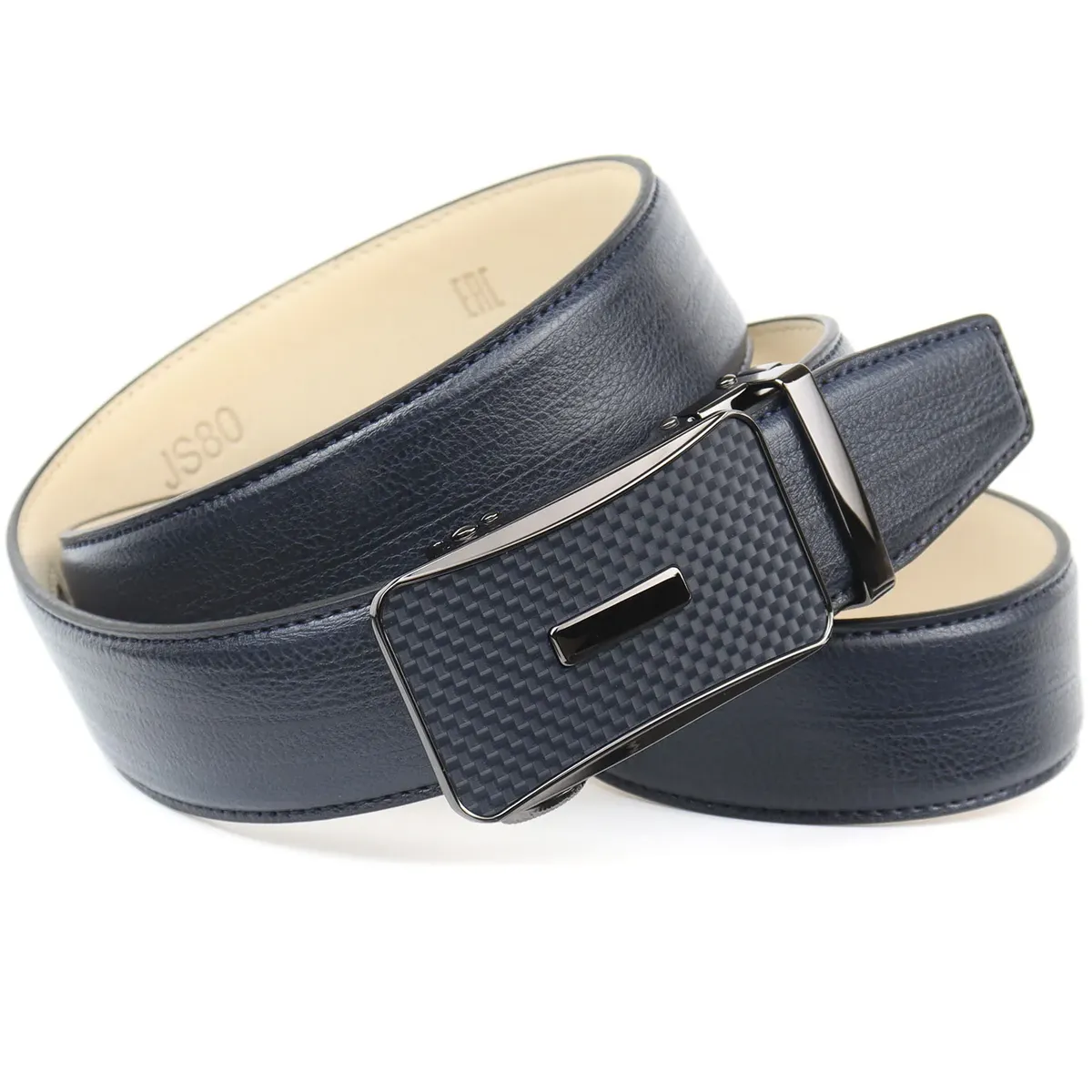 Кожаный ремень Anthoni Crown, сшитый вручную ремень с цветной карбоновой застежкой, синий
Кожаный ремень Anthoni Crown, сшитый вручную ремень с цветной карбоновой застежкой, синий