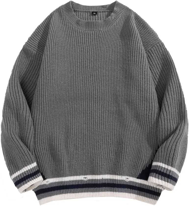 Мужской полосатый свитер с прорезями PRTM EGO
Мужской полосатый свитер с прорезями PRTM EGO