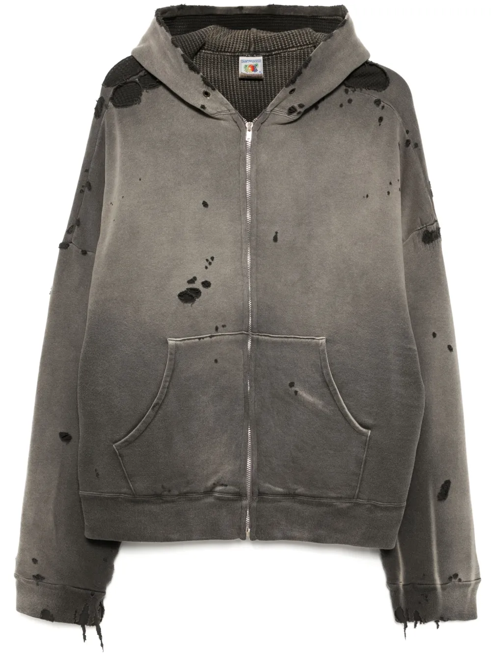 Худи с эффектом потертости SAINT MXXXXXX, серый
Худи с эффектом потертости SAINT MXXXXXX, серый