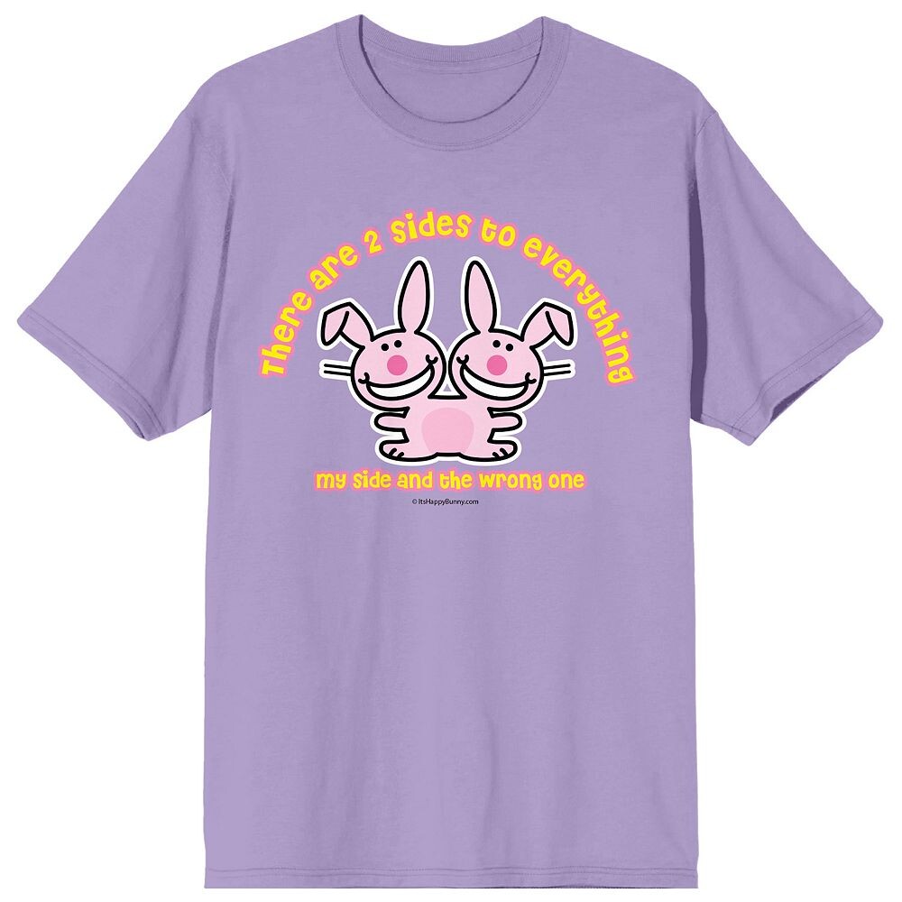 Детская футболка It's Happy Bunny My Side or The Wrong Side с круглым вырезом и рисунком Licensed Character, фиолетовый
Детская футболка It's Happy Bunny My Side or The Wrong Side с круглым вырезом и рисунком Licensed Character, фиолетовый