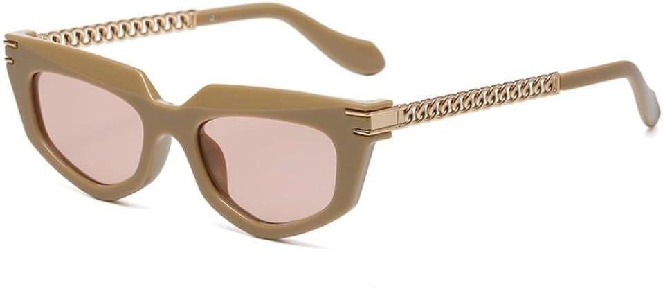 Квадратные коричневые солнцезащитные очки для женщин и мужчин, золотистая оправа с металлической цепочкой, ретро-стиль, повседневные солнцезащитные очки с защитой от УФ-излучения UV400 WNCKSQ, Khaki
Квадратные коричневые солнцезащитные очки для женщин и мужчин, золотистая оправа с металлической цепочкой, ретро-стиль, повседневные солнцезащитные очки с защитой от УФ-излучения UV400 WNCKSQ, Khaki