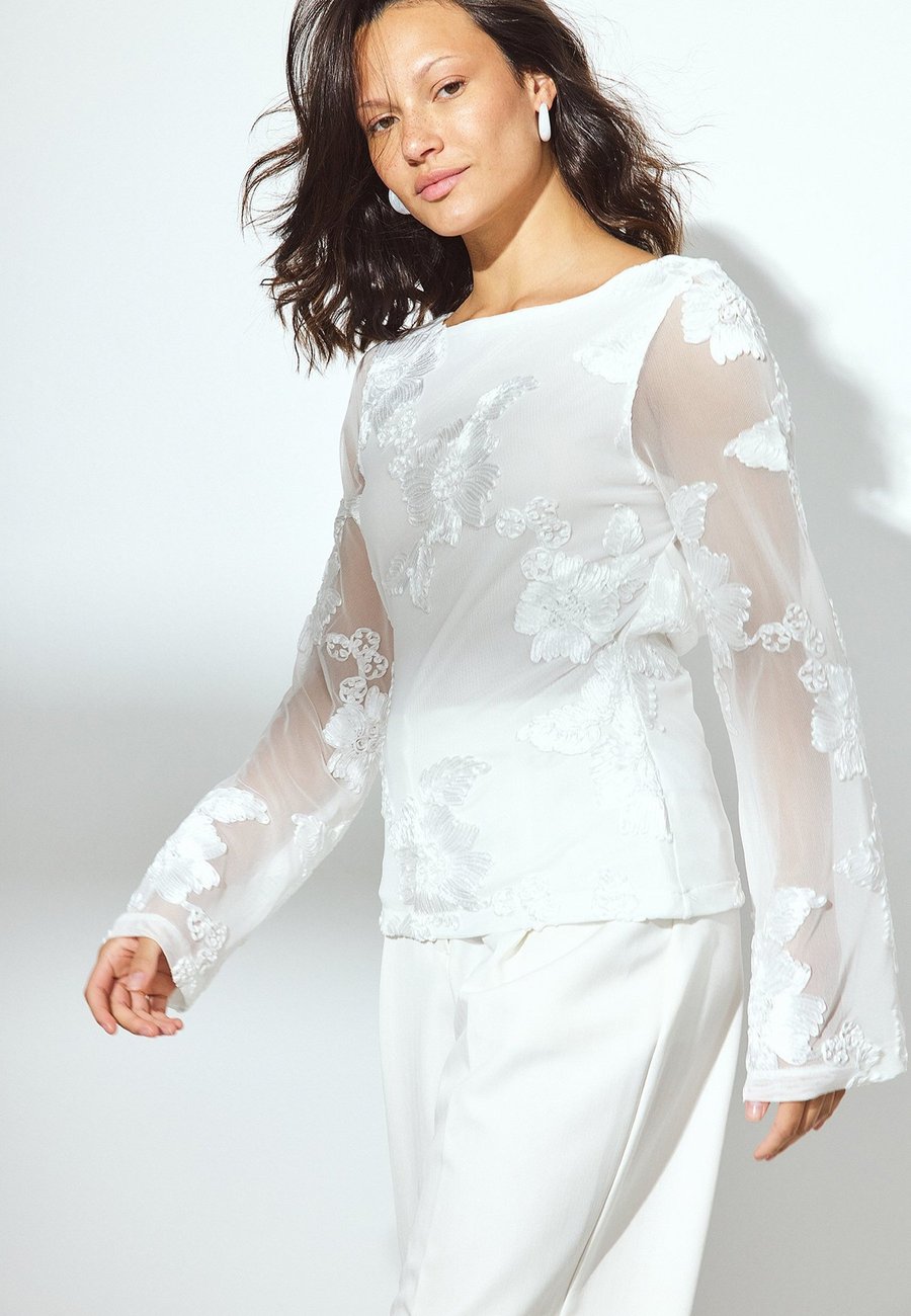 Блуза NA-KD PATTERN LONG SLEEVE, White
Блуза NA-KD PATTERN LONG SLEEVE, White