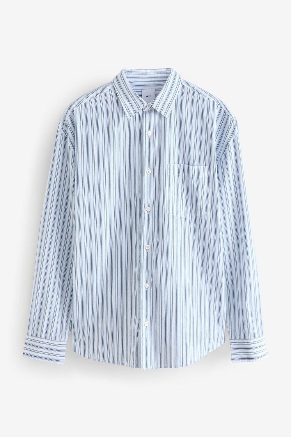 Мягкая на ощупь рубашка из 100% хлопка с длинными рукавами в полоску Next, белый
Мягкая на ощупь рубашка из 100% хлопка с длинными рукавами в полоску Next, белый