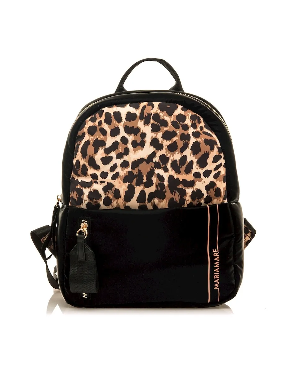 Женская сумка-рюкзак из стёганой ткани с принтом Mariamare, черный
Женская сумка-рюкзак из стёганой ткани с принтом Mariamare, черный