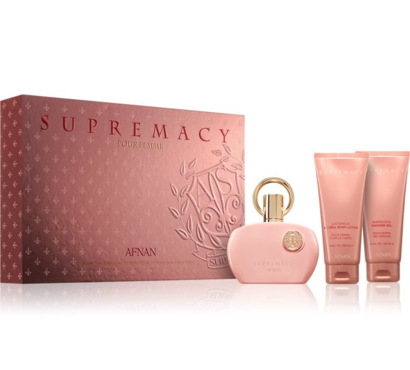Подарочный набор для женщин Afnan Supremacy Pour Femme Pink
Подарочный набор для женщин Afnan Supremacy Pour Femme Pink