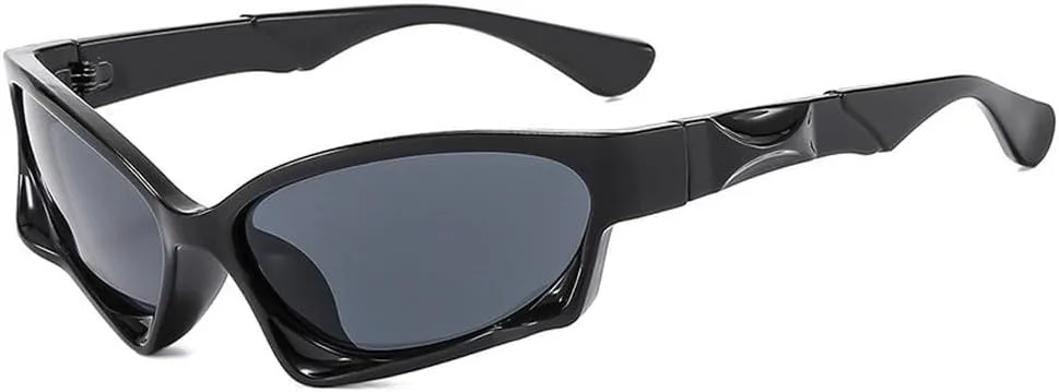 Панк-очки «кошачий глаз» для женщин и мужчин, модные овальные очки в крупной оправе, футуристические очки-щитки неправильной формы для дам WNCKSQ, C3blackgray
Панк-очки «кошачий глаз» для женщин и мужчин, модные овальные очки в крупной оправе, футуристические очки-щитки неправильной формы для дам WNCKSQ, C3blackgray