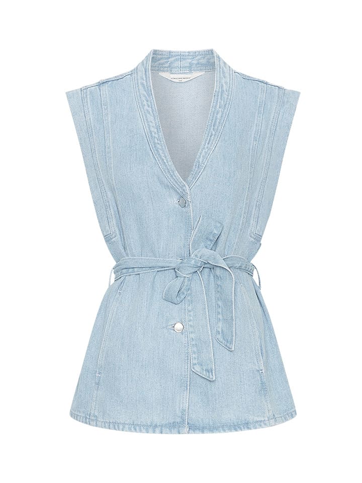 MOSS COPENHAGEN Джинсовый жилет «Жозефина Рю» светло-голубого цвета
MOSS COPENHAGEN Джинсовый жилет «Жозефина Рю» светло-голубого цвета