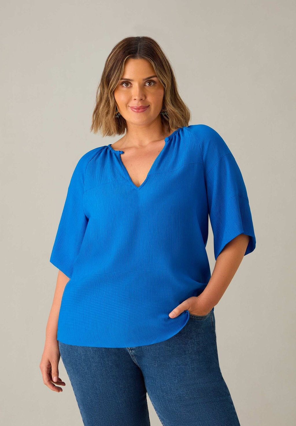 Блуза RAGLAN SLEEVE Live Unlimited London, синий
Блуза RAGLAN SLEEVE Live Unlimited London, синий