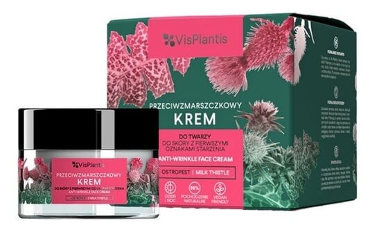 Крем для лица против морщин для кожи с первыми признаками старения Расторопша 50мл Vis Plantis, Vis Palntis
Крем для лица против морщин для кожи с первыми признаками старения Расторопша 50мл Vis Plantis, Vis Palntis