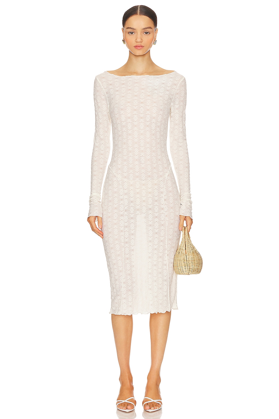 Платье миди никки Tularosa, белый
Платье миди никки Tularosa, белый