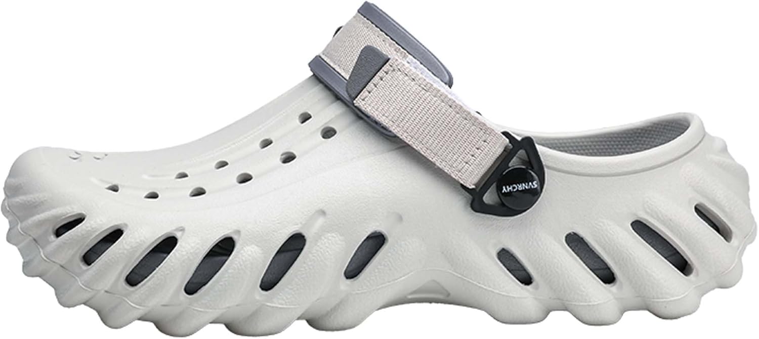 Сандалии и шлепанцы с отверстиями для мужчин с противоскользящей подошвой для ношения на улице Cyyds, белый
Сандалии и шлепанцы с отверстиями для мужчин с противоскользящей подошвой для ношения на улице Cyyds, белый