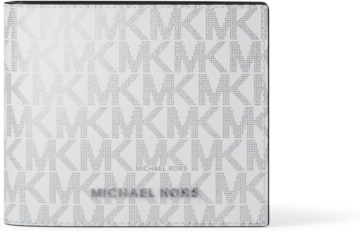 Мужской кошелек Michael Kors Hudson с футляром, Optic White Signature
Мужской кошелек Michael Kors Hudson с футляром, Optic White Signature