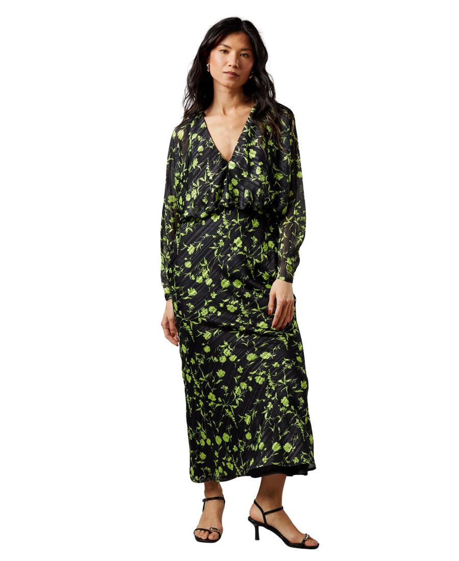 Женское миди-платье с цветочным принтом и полосками в стиле "летучая мышь" Warehouse, Floral
Женское миди-платье с цветочным принтом и полосками в стиле "летучая мышь" Warehouse, Floral