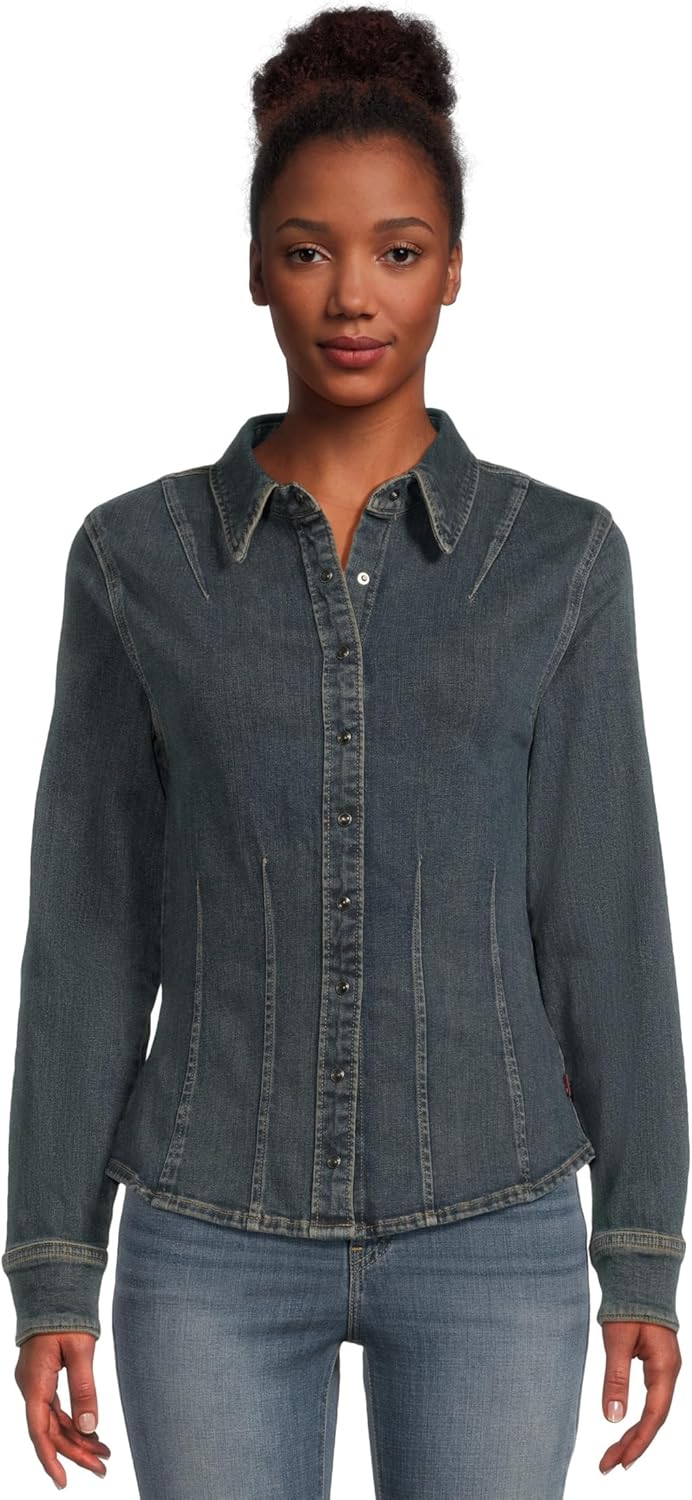 Женская рубашка Levi's с длинным рукавом, Dolly Pardon Me
Женская рубашка Levi's с длинным рукавом, Dolly Pardon Me