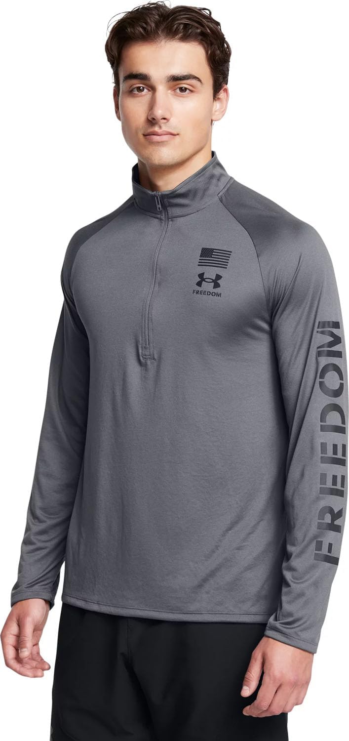 Under Armour мужская футболка Freedom Tech 1/2 Zip, Pitch Gray/Black, Черный, Under Armour мужская футболка Freedom Tech 1/2 Zip, Pitch Gray/Black
Under Armour мужская футболка Freedom Tech 1/2 Zip, Pitch Gray/Black, Черный, Under Armour мужская футболка Freedom Tech 1/2 Zip, Pitch Gray/Black