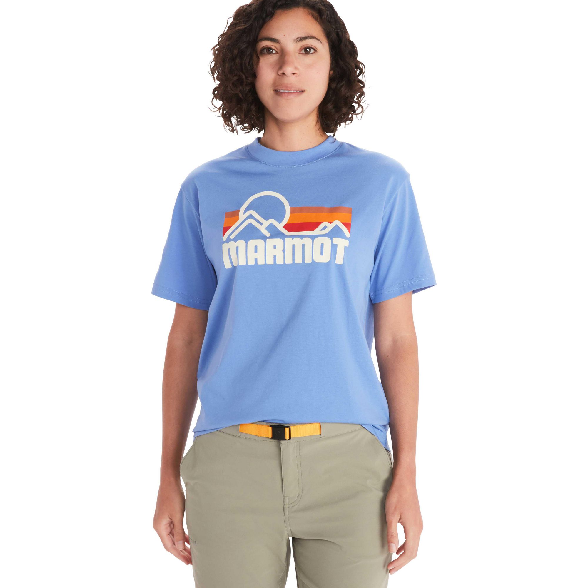 Женская футболка с коротким рукавом в прибрежном стиле Marmot, Getaway Blue, Синий, Женская футболка с коротким рукавом в прибрежном стиле Marmot, Getaway Blue
Женская футболка с коротким рукавом в прибрежном стиле Marmot, Getaway Blue, Синий, Женская футболка с коротким рукавом в прибрежном стиле Marmot, Getaway Blue