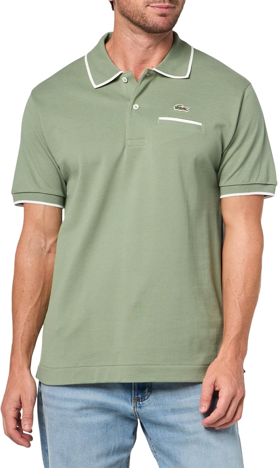 Lacoste мужская классическая поло с карманом L.12.12, Thyme/Flour
Lacoste мужская классическая поло с карманом L.12.12, Thyme/Flour