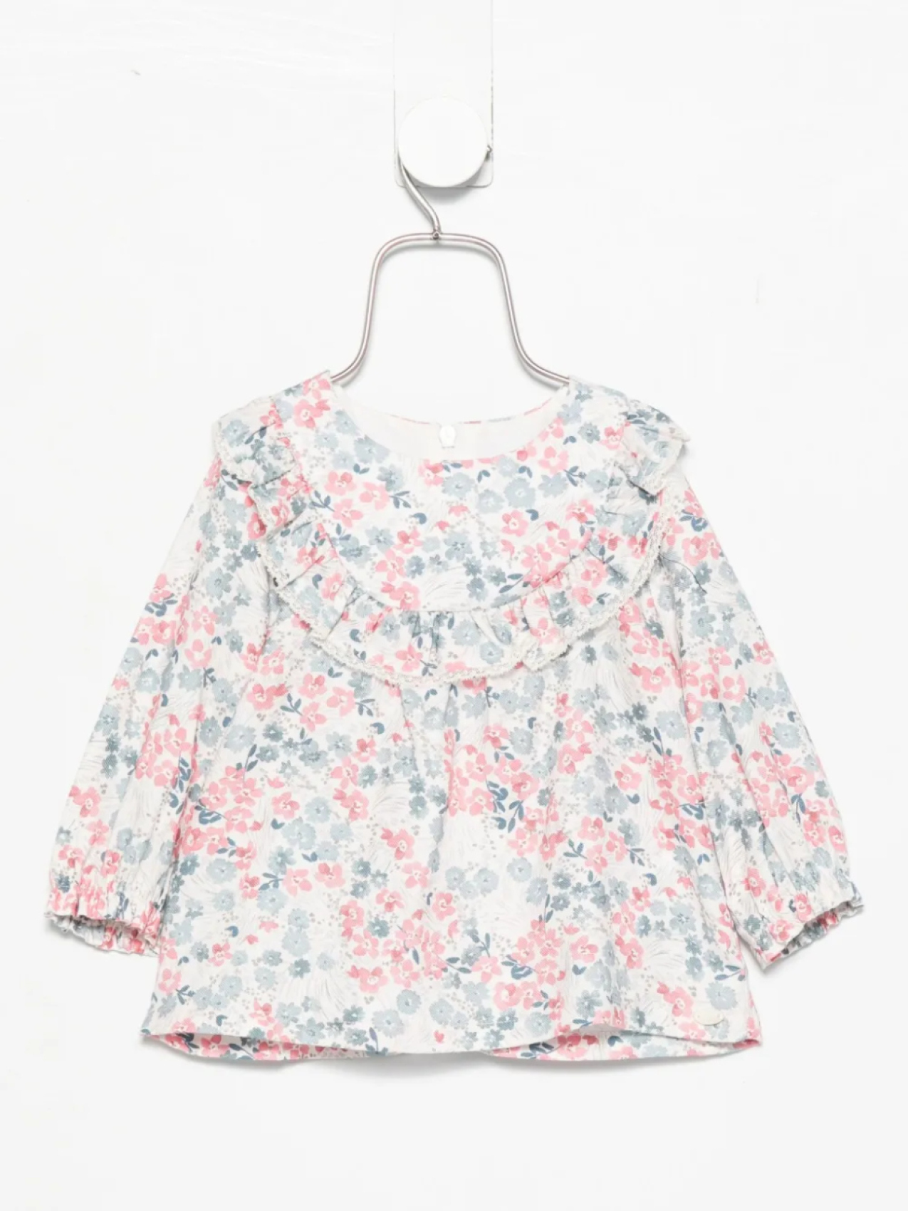 Топ Tartine Et Chocolat с оборками и цветочным принтом, синий
Топ Tartine Et Chocolat с оборками и цветочным принтом, синий