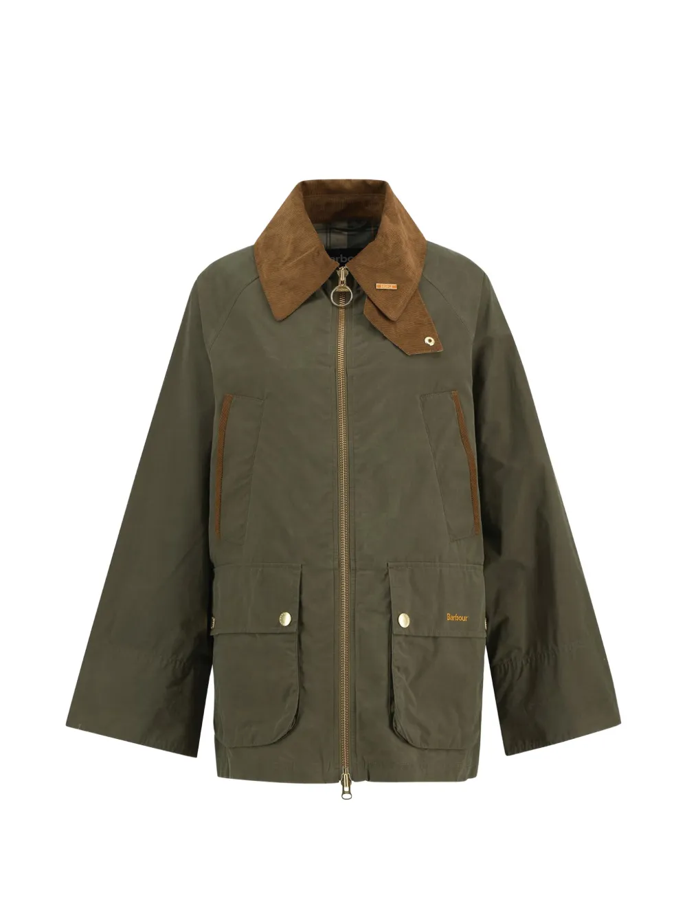 Пальто с воротником из вельвета Barbour, зеленый
Пальто с воротником из вельвета Barbour, зеленый