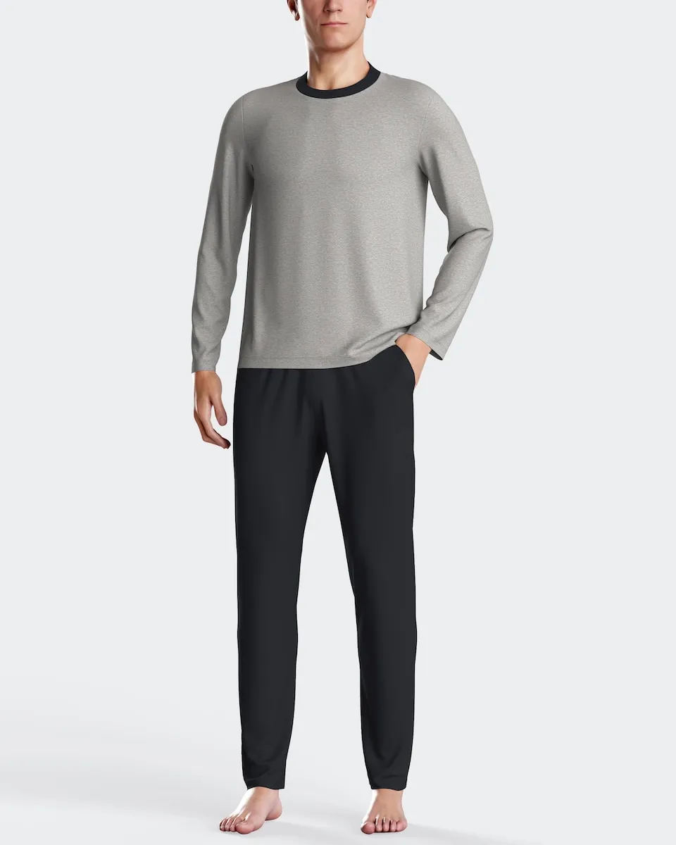 Мужская длинная трикотажная пижама с эластичным поясом Impetus, серый/черный
Мужская длинная трикотажная пижама с эластичным поясом Impetus, серый/черный