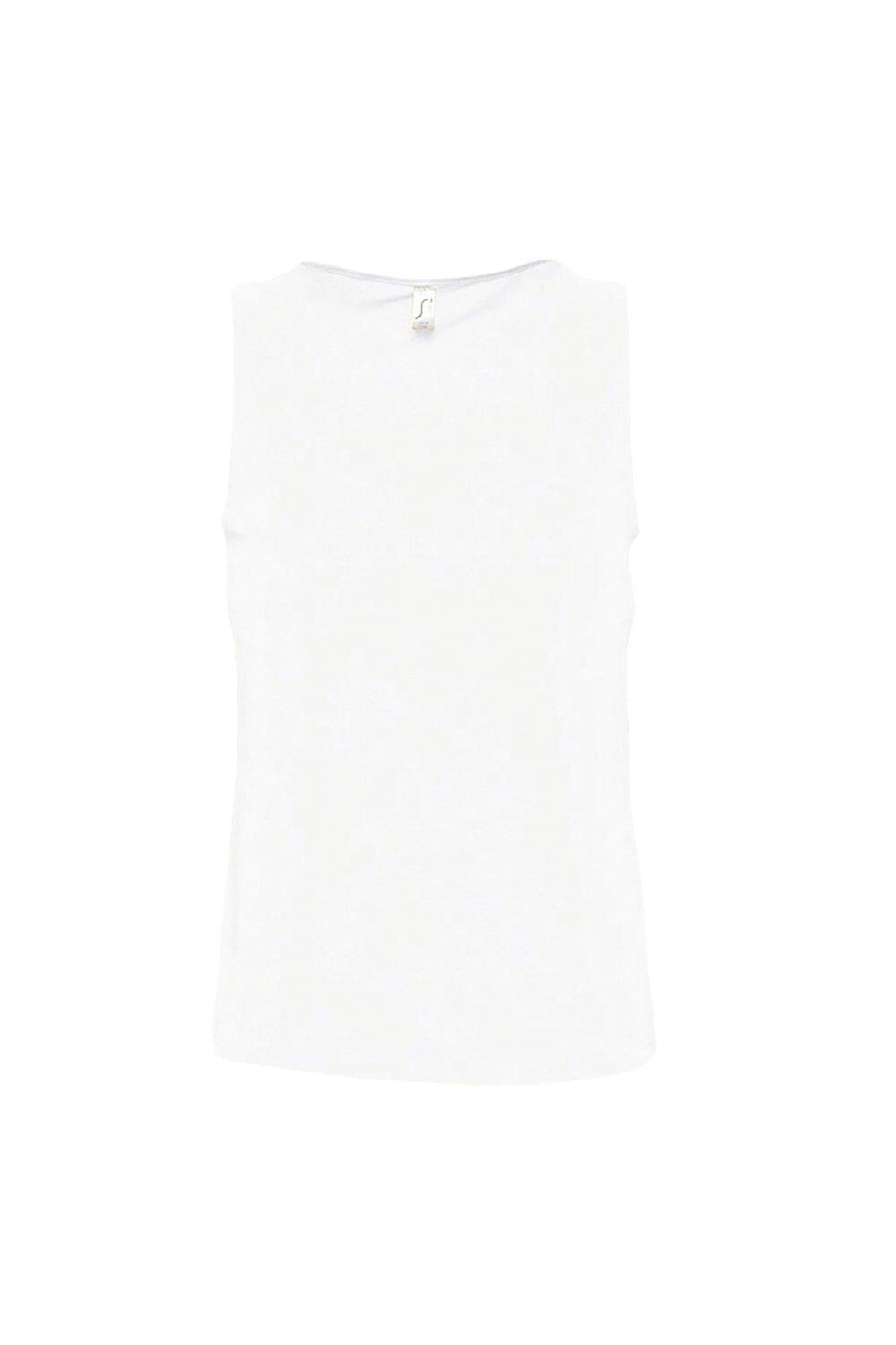 Майка/жилет без рукавов Justin SOL'S, белый
Майка/жилет без рукавов Justin SOL'S, белый