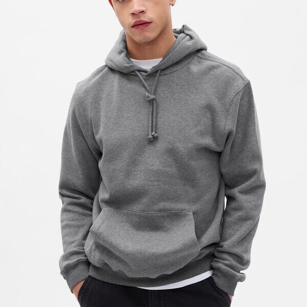 Толстовка с капюшоном из хлопка и модала Gap, серый
Толстовка с капюшоном из хлопка и модала Gap, серый
