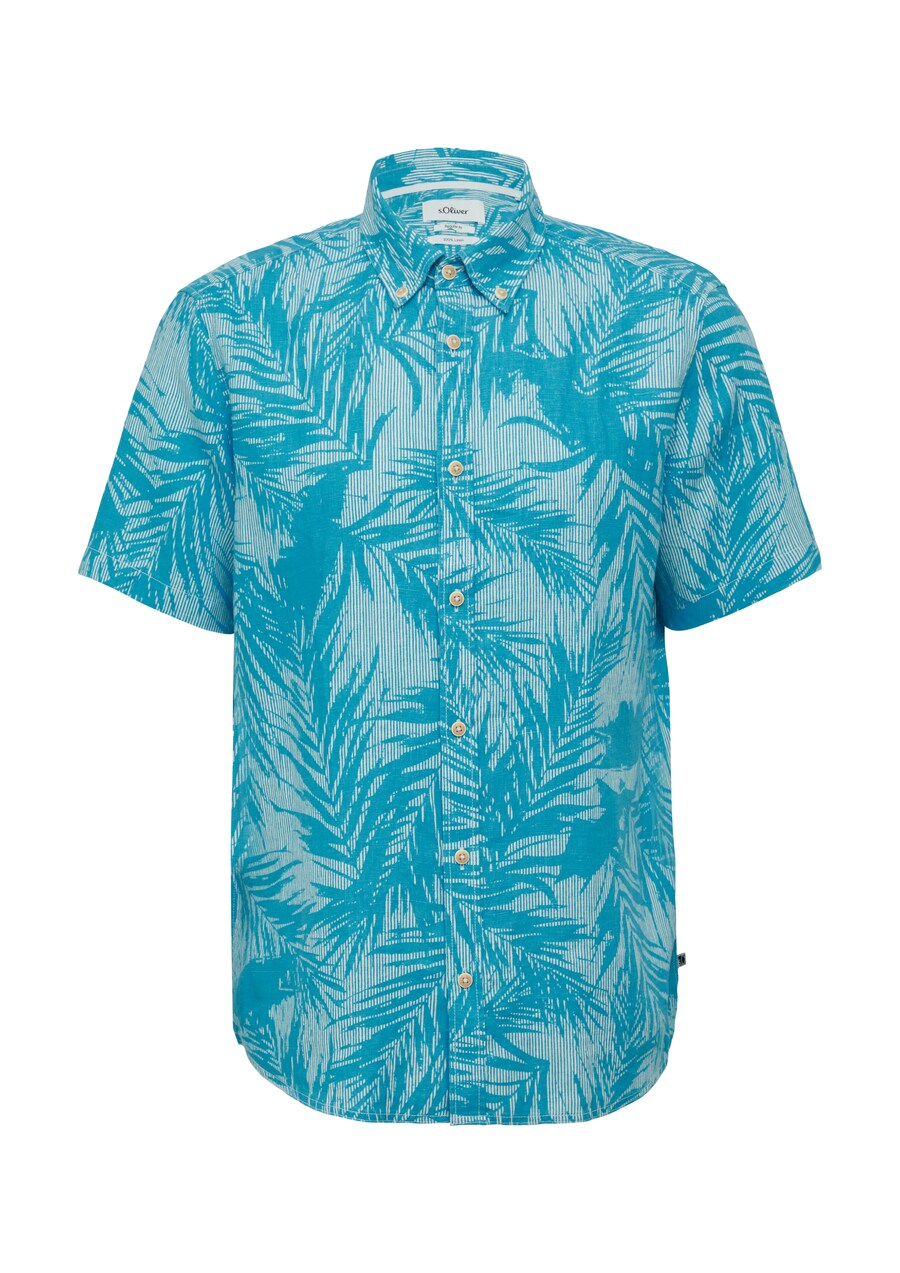 Рубашка на пуговицах Comfort fit s.Oliver, лазурный
Рубашка на пуговицах Comfort fit s.Oliver, лазурный