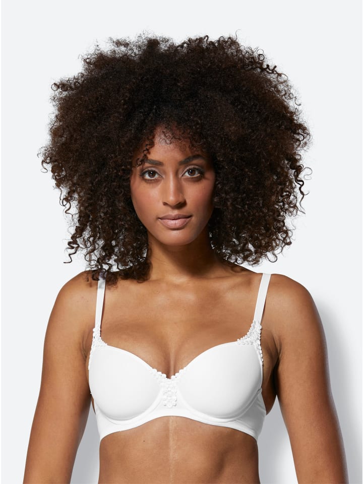 Белый бюстгальтер-футболка на косточках Viania
Белый бюстгальтер-футболка на косточках Viania