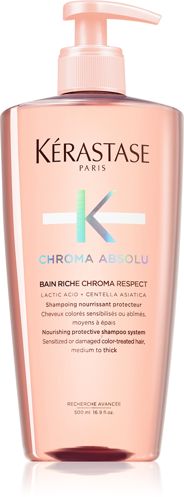 Chroma absolu bain riche chroma respect nutritioning shampoo for coloured hair Kérastase, 500 мл
Chroma absolu bain riche chroma respect nutritioning shampoo for coloured hair Kérastase, 500 мл