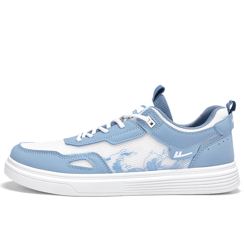 Легкие и дышащие низкие скейтерские кеды Warrior мужские бело-синие
Легкие и дышащие низкие скейтерские кеды Warrior мужские бело-синие