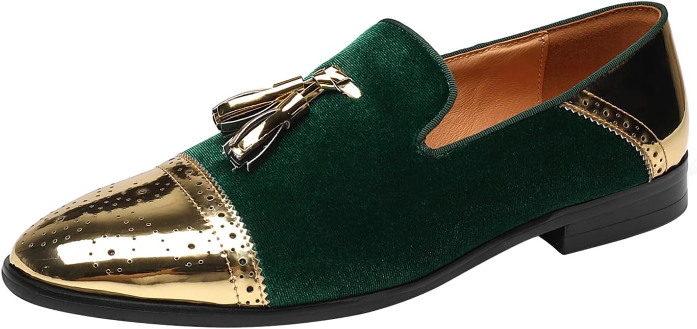 Мужские туфли-лоферы ELANROMAN, классические, из лаковой бархатной кожи, для смокинга, Olive
Мужские туфли-лоферы ELANROMAN, классические, из лаковой бархатной кожи, для смокинга, Olive