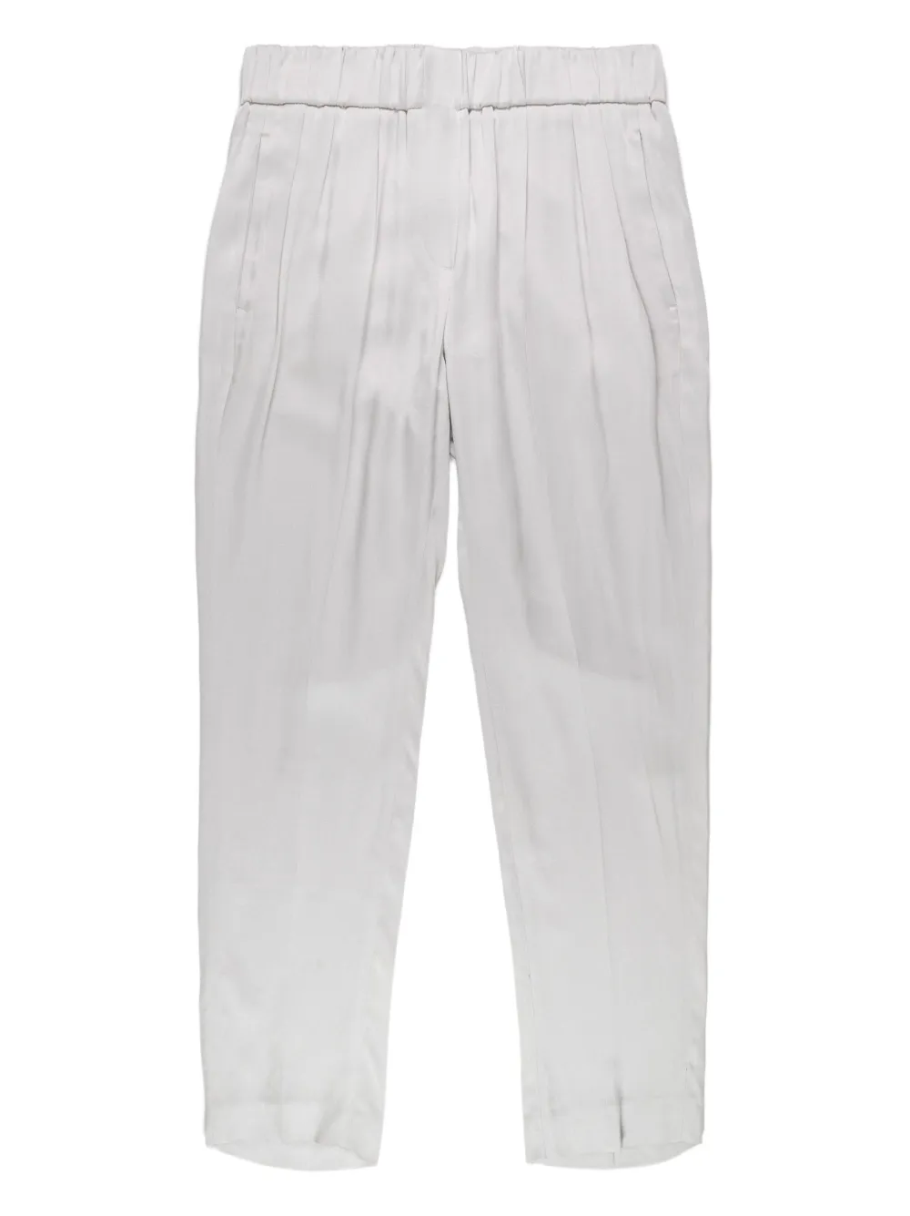 Брюки с эластичным поясом Brunello Cucinelli, серый
Брюки с эластичным поясом Brunello Cucinelli, серый