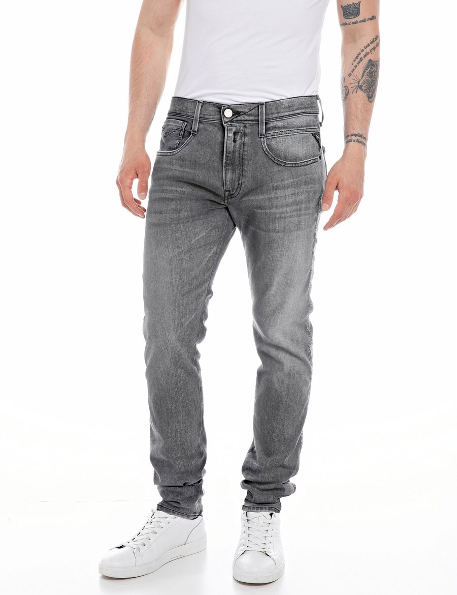 Джинсы REPLAY Slim fit Jeans Anbass, серый деним
Джинсы REPLAY Slim fit Jeans Anbass, серый деним