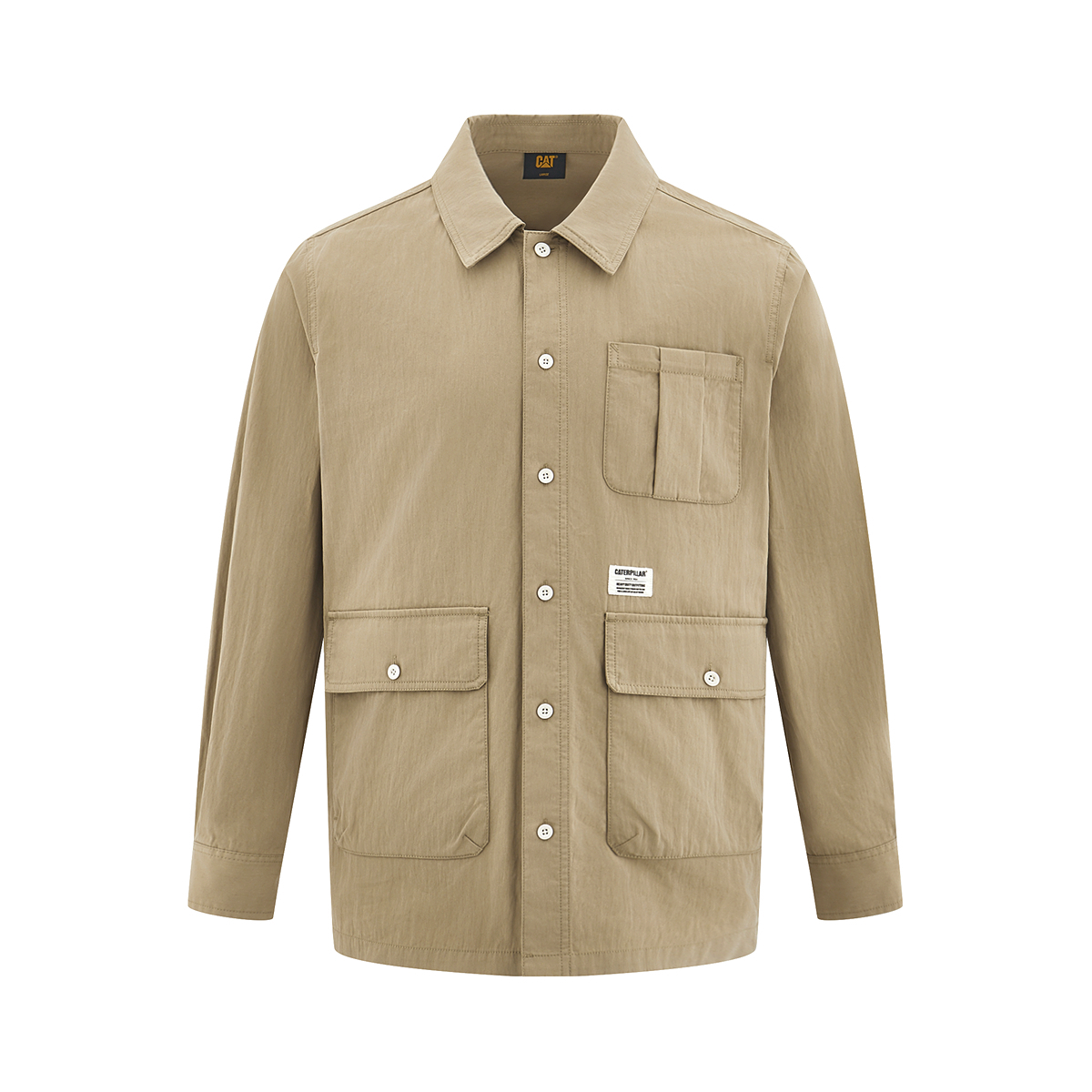 Мужская рубашка CAT, светлый хаки
Мужская рубашка CAT, светлый хаки