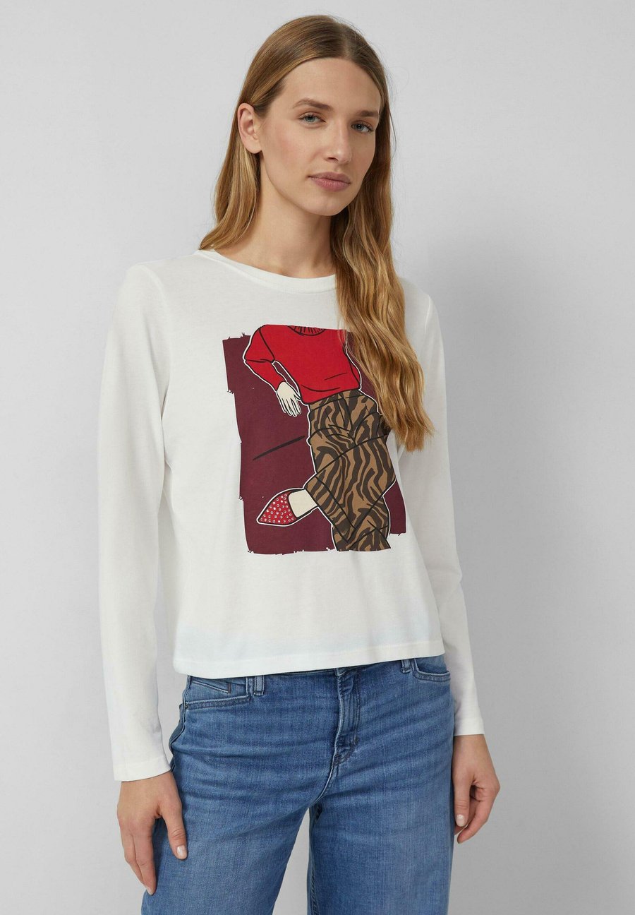 Топ s.Oliver Long sleeved top, Ecru/White
Топ s.Oliver Long sleeved top, Ecru/White