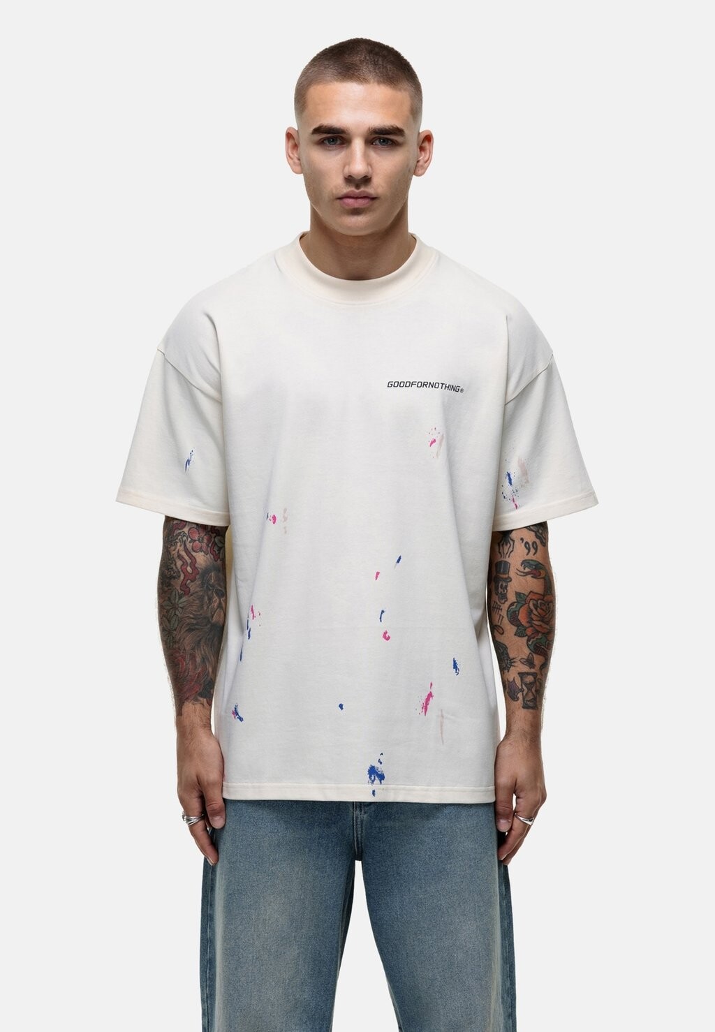 Футболка с принтом RELAXED PAINT SPLATTER OFF-WHITE T-SHIRT Good For Nothing, белый
Футболка с принтом RELAXED PAINT SPLATTER OFF-WHITE T-SHIRT Good For Nothing, белый