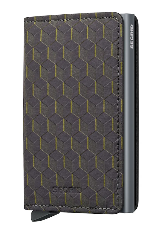 Оптический кожаный кошелек Secrid, серый
Оптический кожаный кошелек Secrid, серый