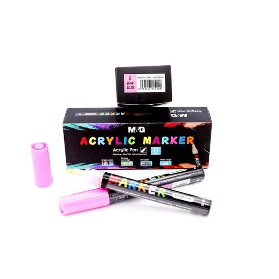 Набор Розовых Акриловых Маркеров 8 Inna marka 
Набор Розовых Акриловых Маркеров 8 Inna marka