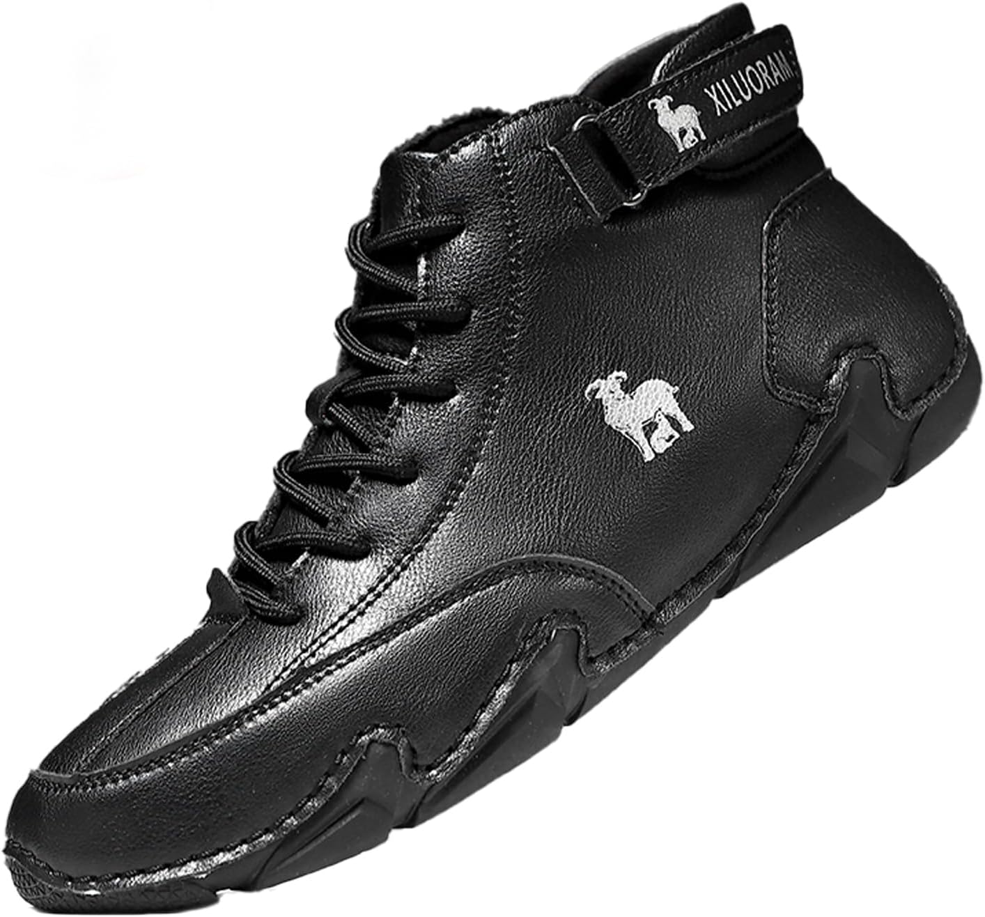 Мужские повседневные модные кроссовки ручной работы, высокие ботинки на шнуровке, ботинки Чакка до щиколотки, комфортные, легкие, с платформой, противоскользящие, для улицы, походные сапоги с легким надеванием Eggdk, черный
Мужские повседневные модные кроссовки ручной работы, высокие ботинки на шнуровке, ботинки Чакка до щиколотки, комфортные, легкие, с платформой, противоскользящие, для улицы, походные сапоги с легким надеванием Eggdk, черный