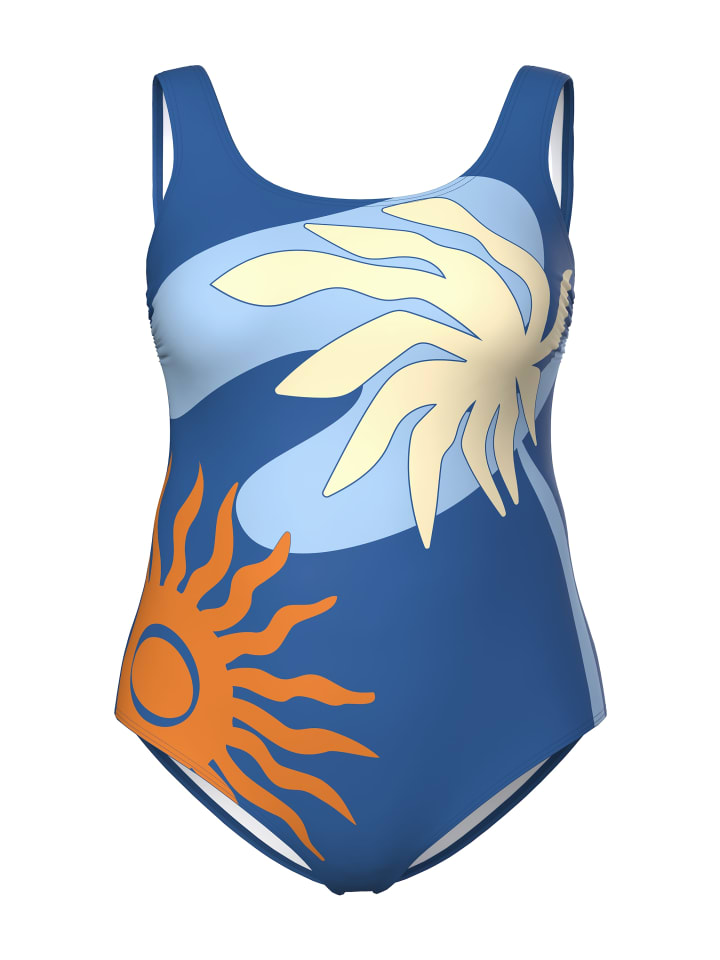 Купальник Ulla Popken, цвет walblau 
Купальник Ulla Popken, цвет walblau