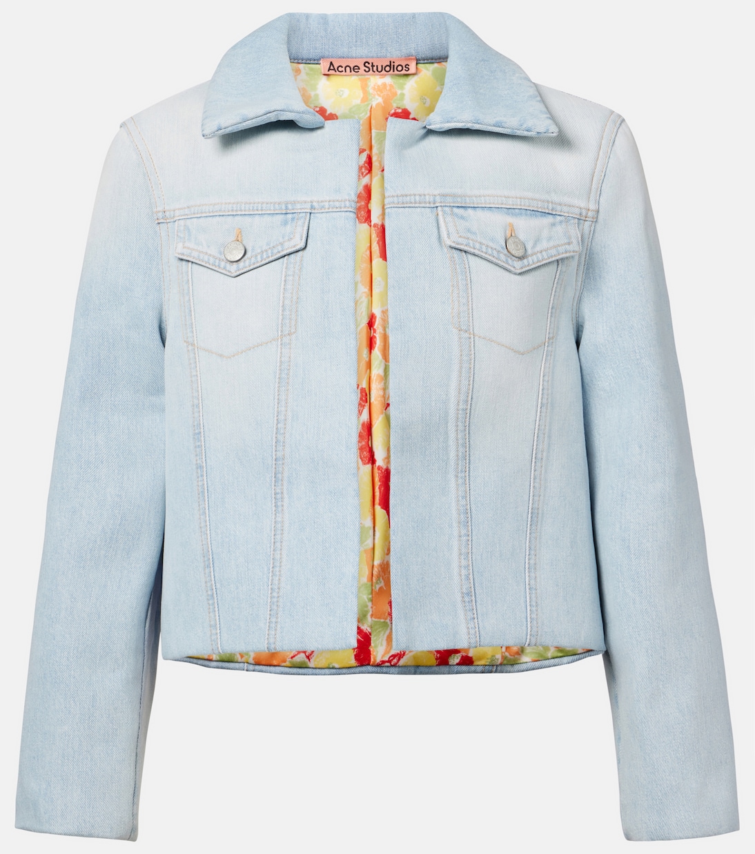 Утеплённая джинсовая куртка Acne Studios, светло-синий
Утеплённая джинсовая куртка Acne Studios, светло-синий