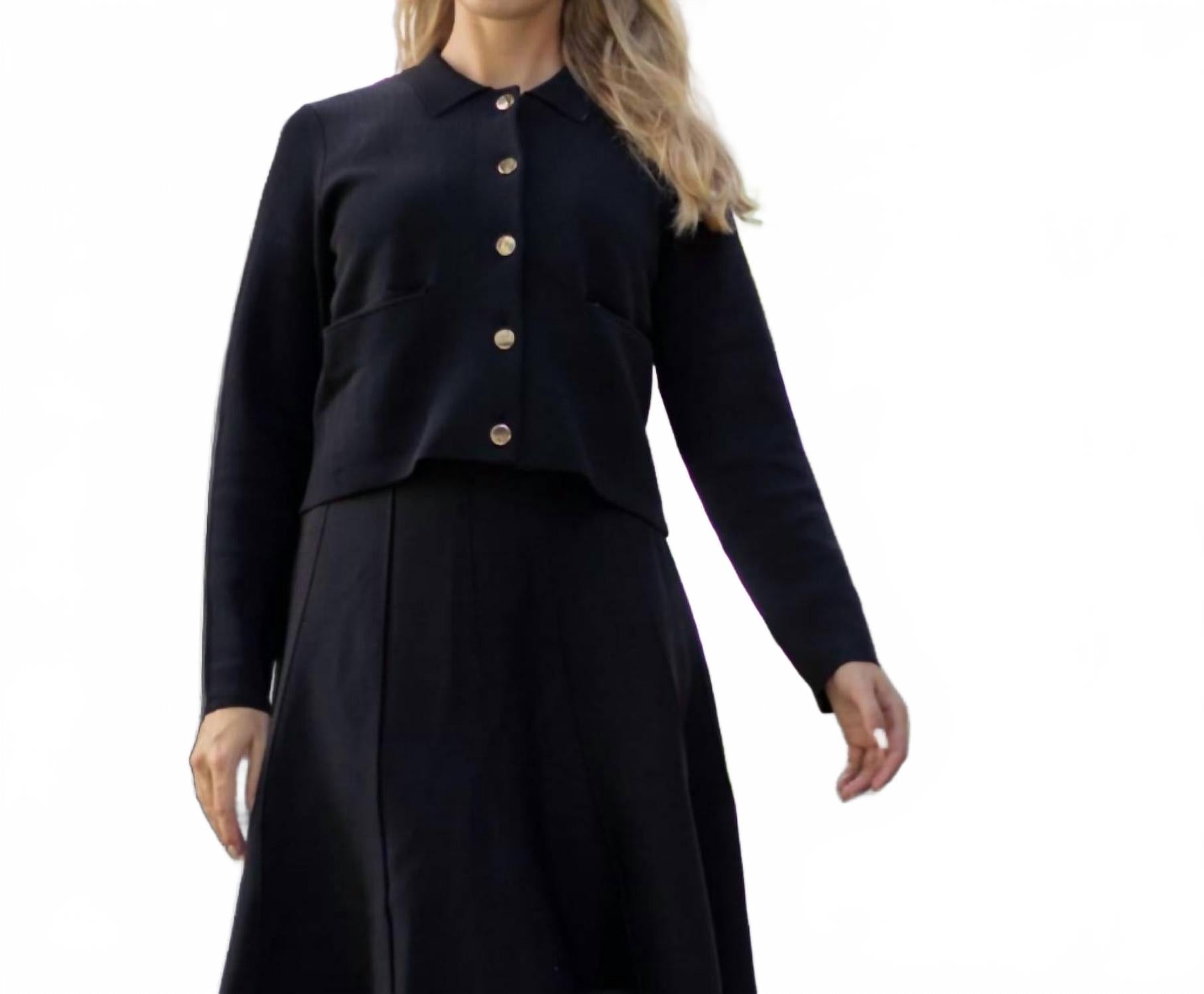 Вязаная куртка Aurora черного цвета Esteem Couture
Вязаная куртка Aurora черного цвета Esteem Couture