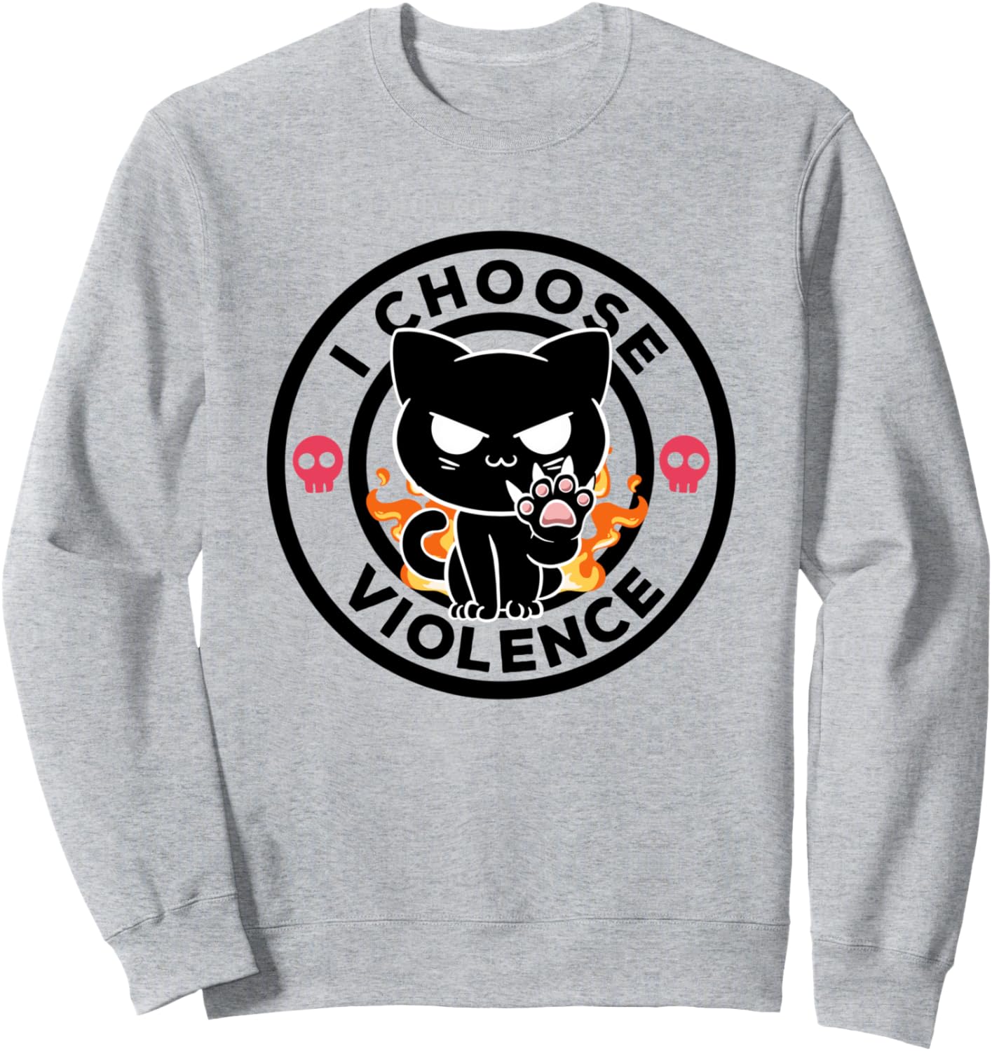 Сегодня я выбираю насилие. Забавная толстовка с котом, полная иронии и сарказма Choose Violence Today Anime Cat Sarcastic Kitty, серый
Сегодня я выбираю насилие. Забавная толстовка с котом, полная иронии и сарказма Choose Violence Today Anime Cat Sarcastic Kitty, серый