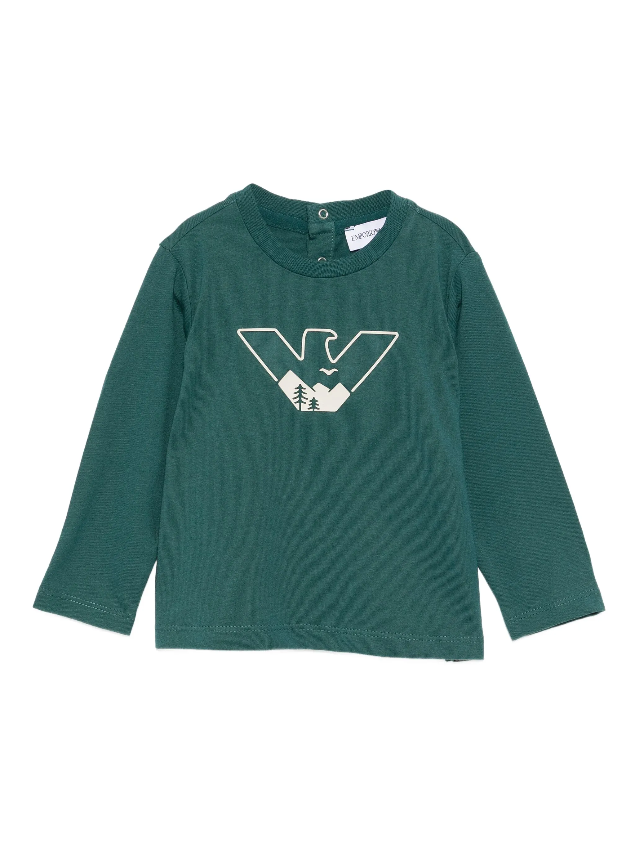 Футболка с тисненым логотипом Emporio Armani Kids, зеленый
Футболка с тисненым логотипом Emporio Armani Kids, зеленый